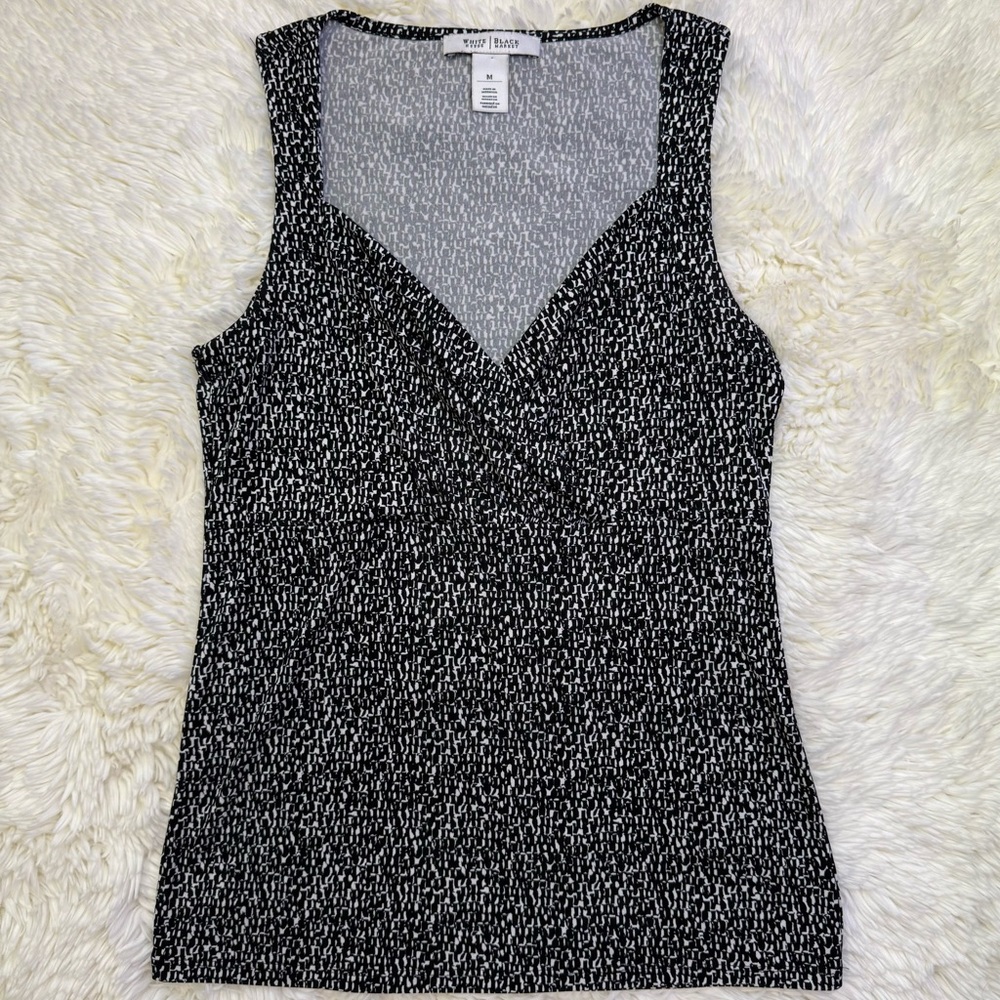 WHBM Sweetheart Neckline Sleeveless Top